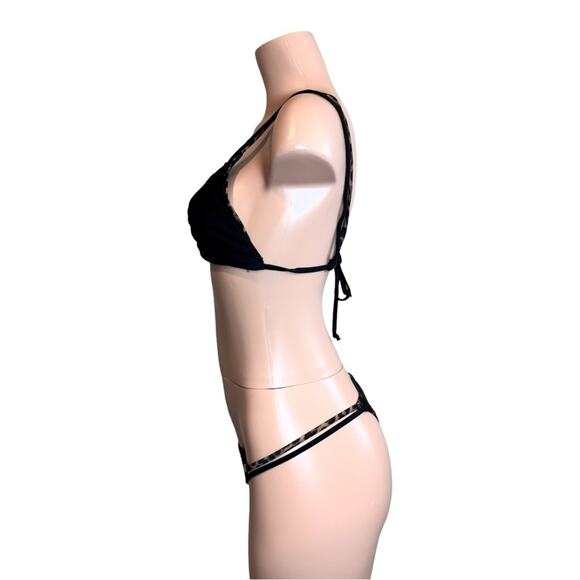 Boutique Double Layered Animal Print Bikini Too XL & Bottom L $99 - Picture 6 of 14